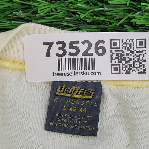 Vintage 70s Jack-Daniels Shirt Large 21x26 Lemonade Cocktail - Picture 8 of 13